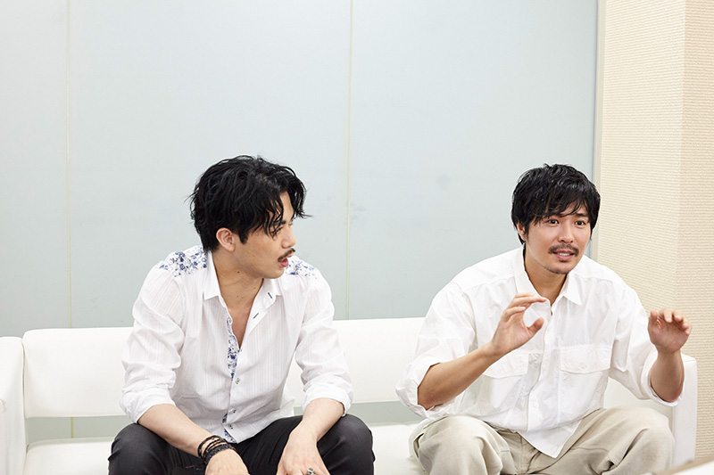 平方元基さん、上原理生さん