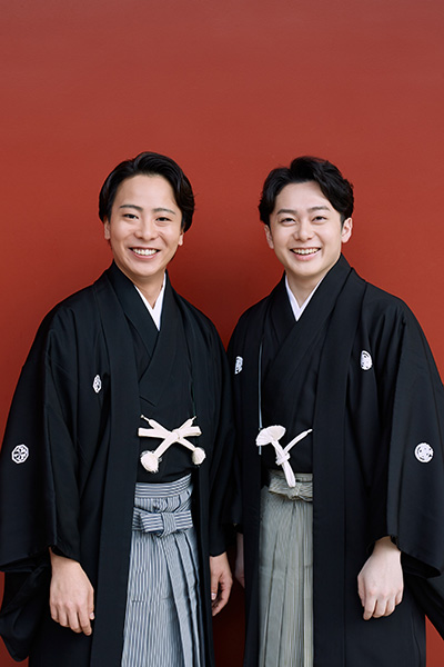 中村鶴松さん、中村莟玉さん