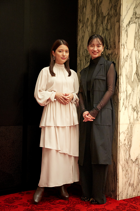 華 優希さん、川島海荷さん