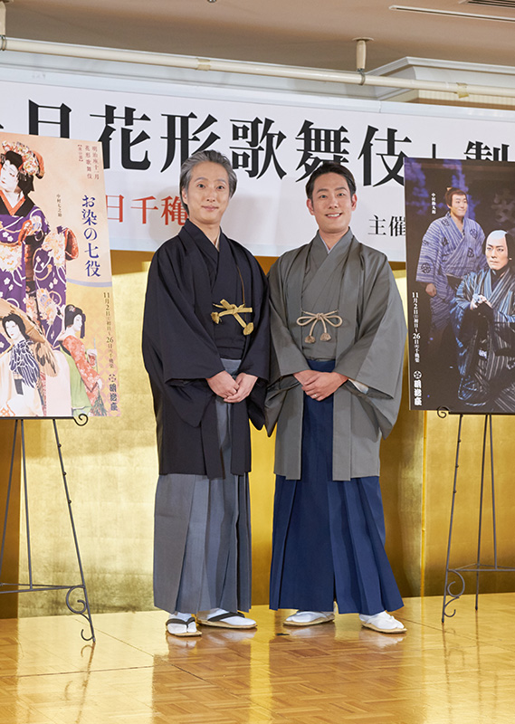 中村七之助さん、中村勘九郎さん