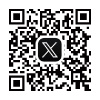 公式XのQRコード