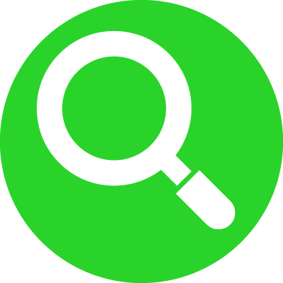 虫眼鏡のアイコン