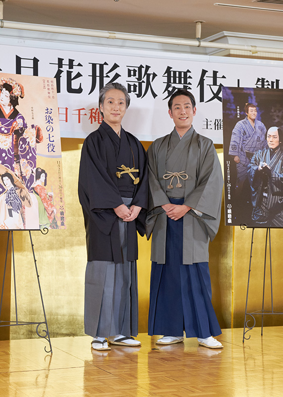 中村七之助さん、中村勘九郎さん
