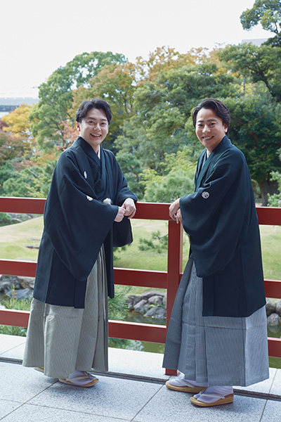 中村鶴松さん、中村莟玉さん