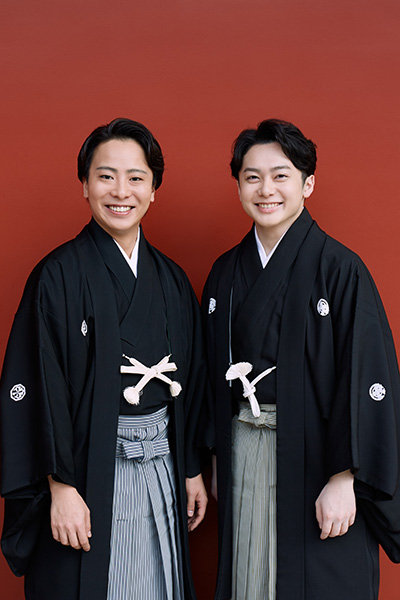 中村鶴松さん、中村莟玉さん