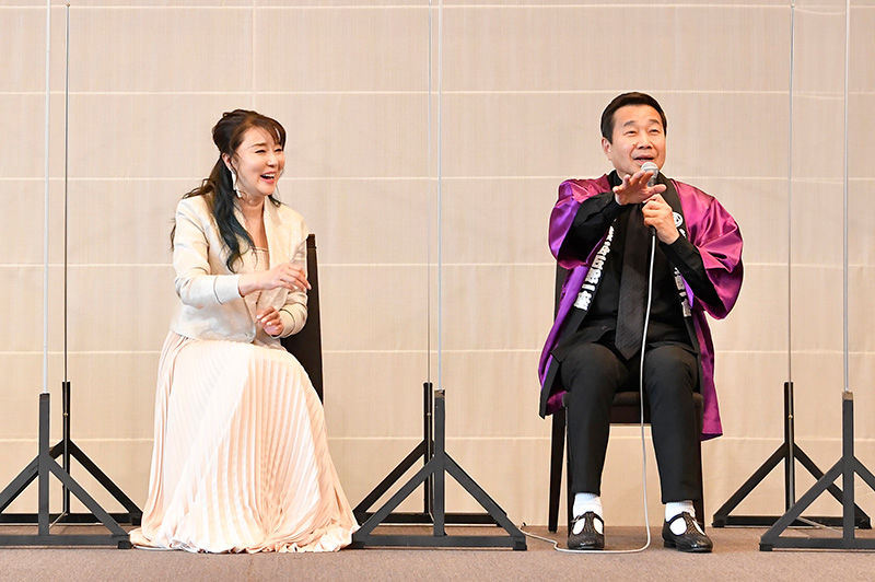 三宅裕司さん、浅野ゆう子さん