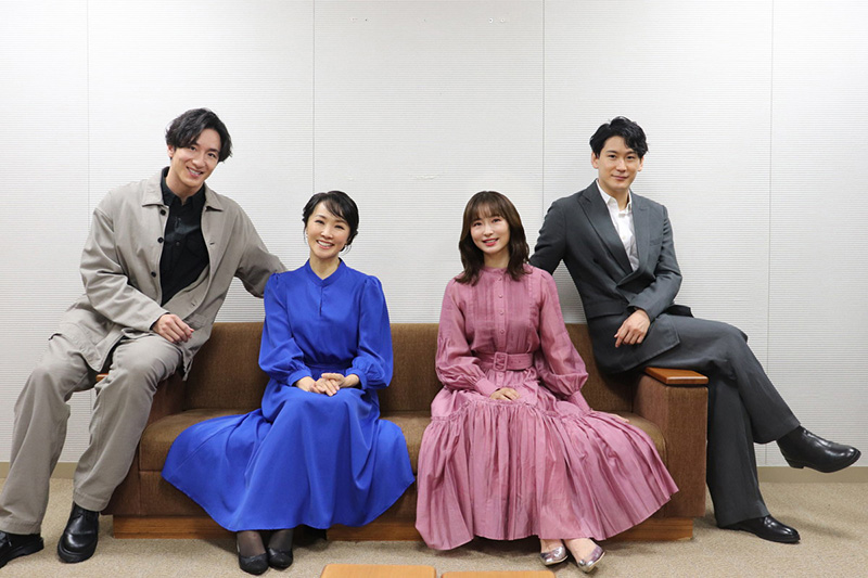 大貫勇輔さん、濱田めぐみさん、笹本玲奈さん、小野田龍之介さん