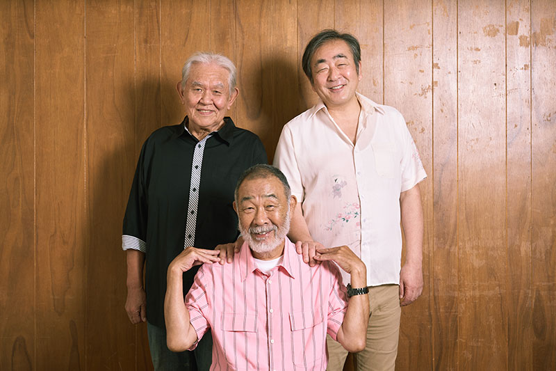 （左から）渡辺哲さん、でんでんさん、菅原大吉さん