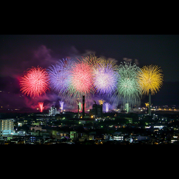 大井川大花火大会花火写真