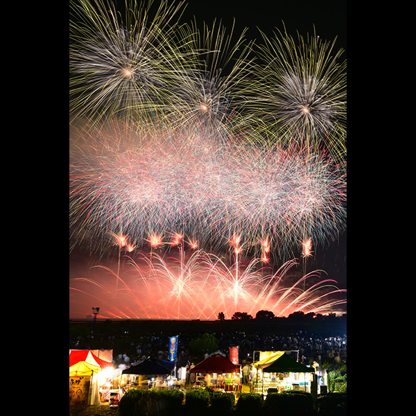 大井川大花火大会花火写真