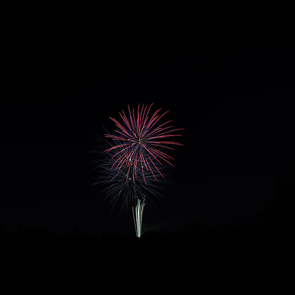 朝霞市民祭り彩夏祭花火写真
