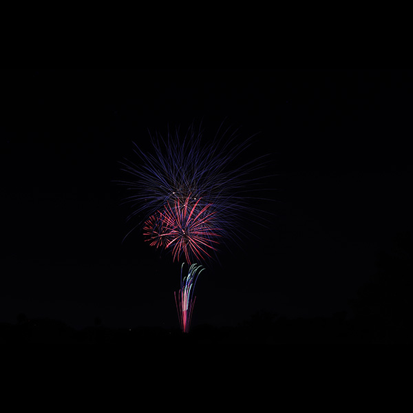 朝霞市民祭り彩夏祭花火写真