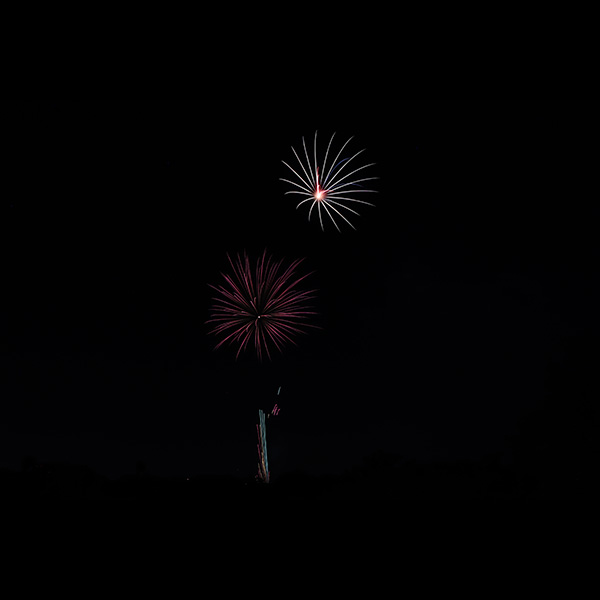 朝霞市民祭り彩夏祭花火写真