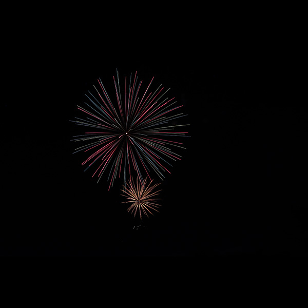 朝霞市民祭り彩夏祭花火写真