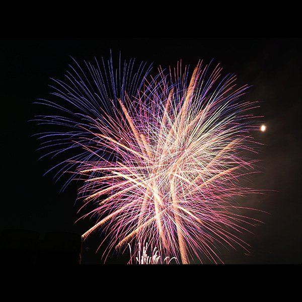 朝霞市民祭り彩夏祭花火写真