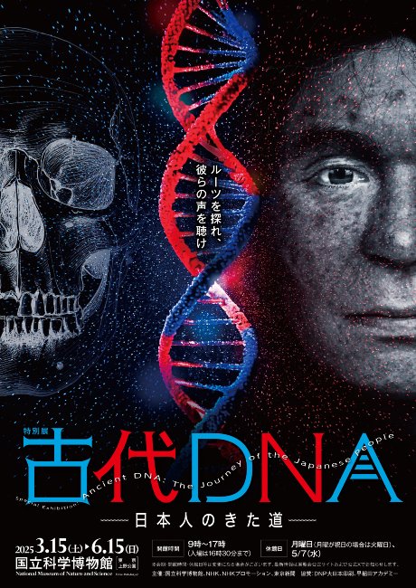 特別展「古代ＤＮＡ―日本人のきた道―」
