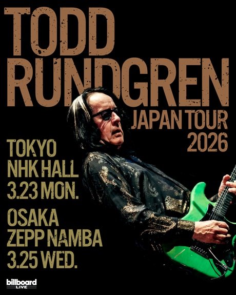 Billboard Live presents Todd Rundgren Japan Tour 2026