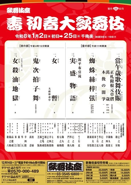 壽 初春大歌舞伎